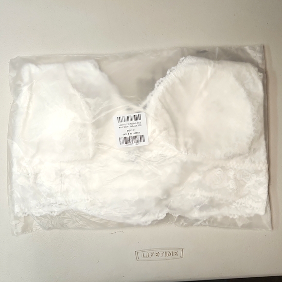 ❤️NWT VINTAGE TORRID BRA - LIGHTLY LINED - LACE - XO FRONT BRALETTE - PLUS SIZE - Picture 7 of 12